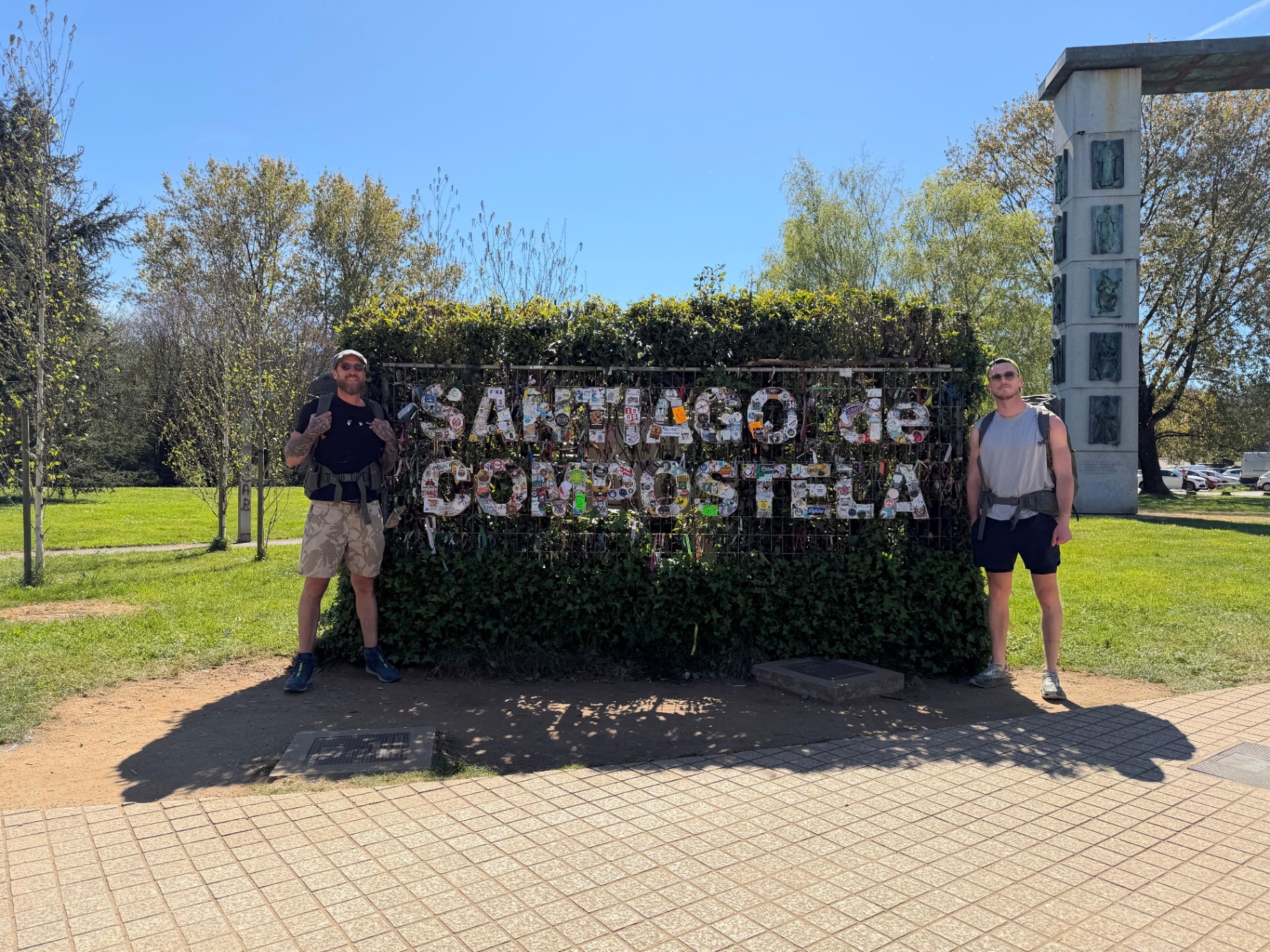 Arrival in Santiago de Compostela on Easter Sunday